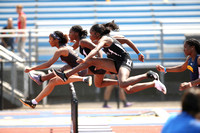 100 hurdles Girls 1A
